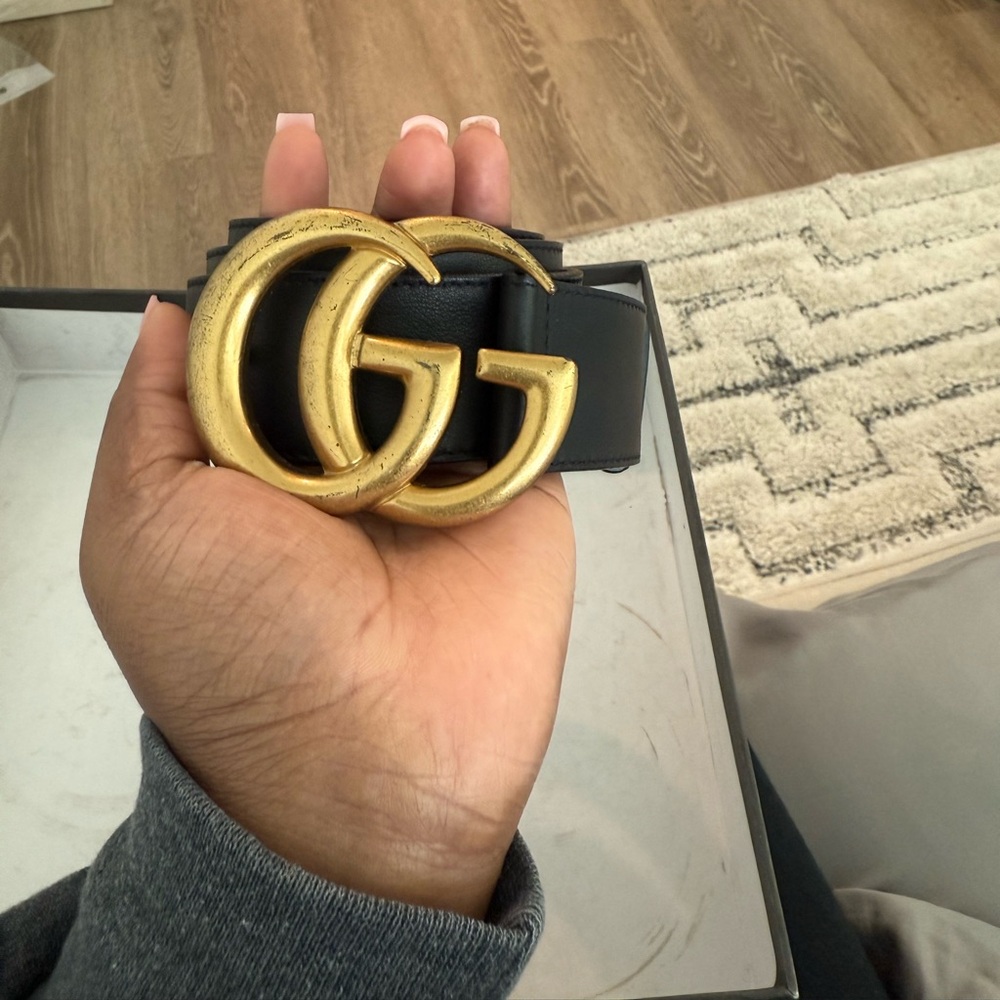 Gucci size 85 GG marmont belt